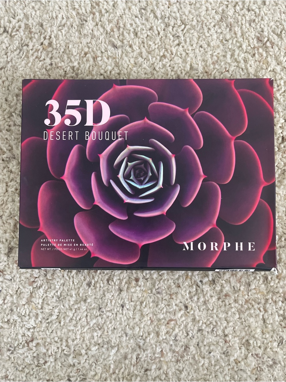 Morphe Wall Art - Deep Purple and Magenta Succulent Print